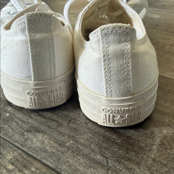 Converse White Canvas Sneakers - Picture 3 of 6